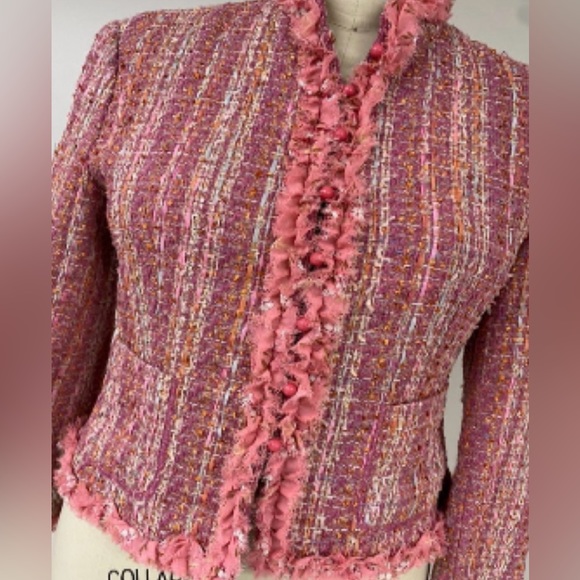 Chanel Inspired Tweed Blazer - Picture 3 of 14